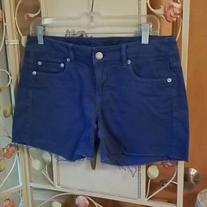 American Eagle Outfitters Cotton cut off shorts